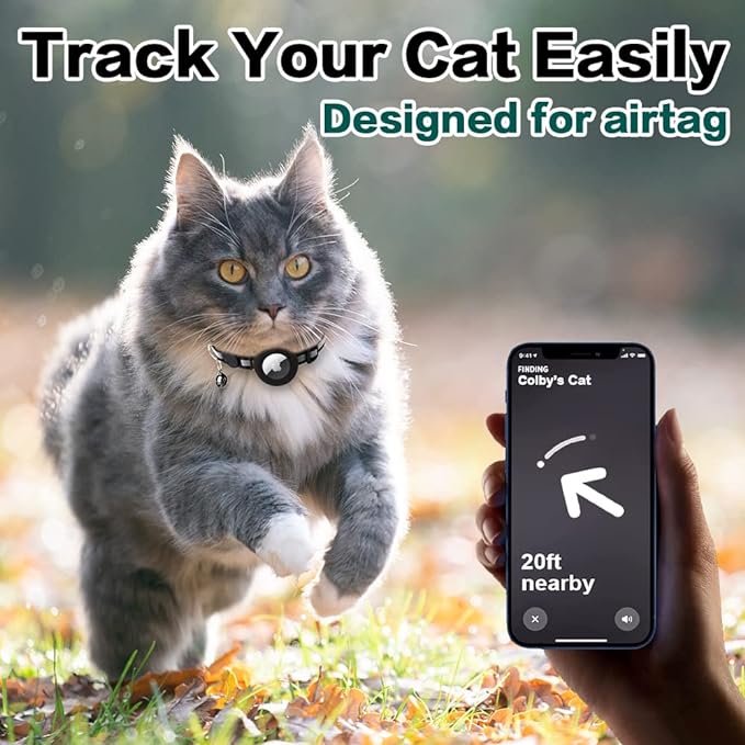 Reflective Airtag Collar